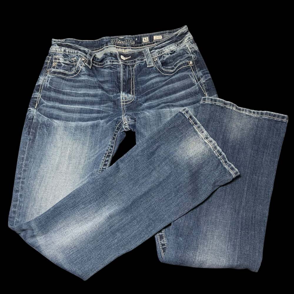 Miss Me Mid-Rise Easy Bootcut Jeans Size 31